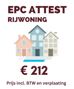 EPC attest aanvragen voor rijwoning – vanaf €212